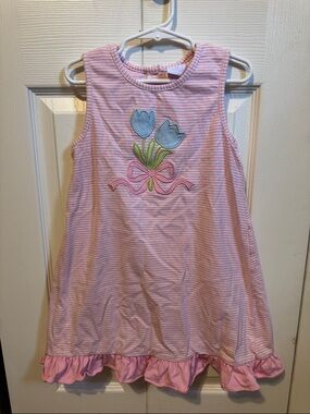 Stitchy Fish 5T dress 🌷